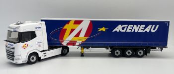 ELI118205 - DAF XG 4x2 avec remorque 3 Essieux Transports AGENEAU
