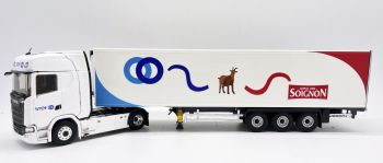 ELI118302 - SCANIA 770 S V8 4x2 avec remorque frgo 3 Essieux - Soignon - STEF