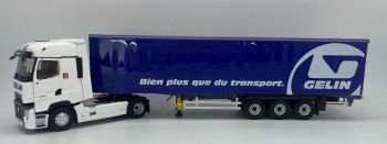 ELI118324 - RENAULT T High 4x2 2021 avec remorque bâchée Tautliner 3 Essieux - Transports GELIN