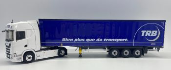 ELI118346 - SCANIA 500 S 4x2 avec remorque bâchée Tautliner 3 Essieux - Transport TRB