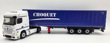 ELI118884 - MERCEDES-BENZ Actros 5 4x2 avec remorque bâchée 3 Essieux transports CHOQUET