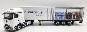 ELI118886 - MERCEDES-BENZ eActros 600 4x2 avec remorque bâchée 3 Essieux KOUVIDIS