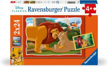 RAV120010 - 2 Puzzles 24 Pièces - L'Histoire de la vie - LE ROI LION