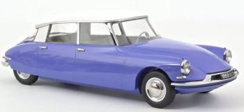 NOREV121569 - CITROEN DS 19 1959 Bleu delphinium et blanc