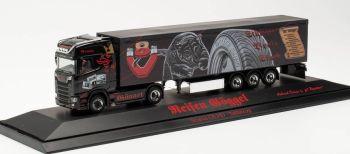 HER122191 - SCANIA CS20 HD 4x2 avec remorque à fond mouvant 3 Essieux REIFEN GÖGGEL