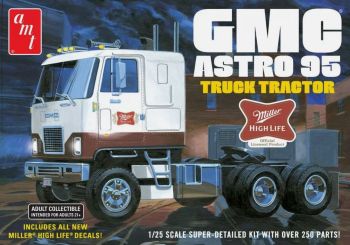 AMT1230/06 - Camion GMC Astro 95 6x4 - MILLER BEER à assembler et à peindre