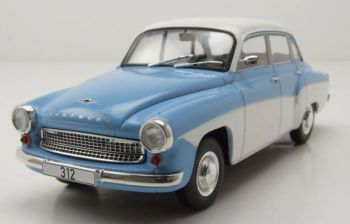 WBXWB124242 - WARTBURG 312 1965 Bleu clair et blanc