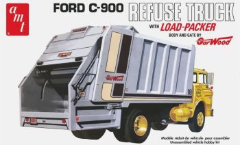 AMT1247/12 - FORD C-900 4x2 poublelle à assembler et à peindre