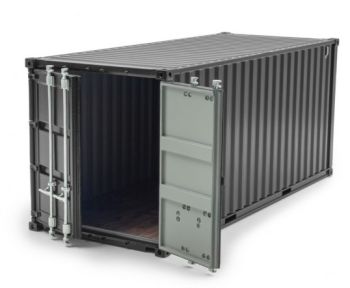 Container 20 pieds Noir