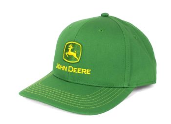 JA1308-0927-GR - Casquette JOHN DEERE verte avec logo jaune