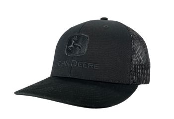 MC13080561BK - Casquette noire avec maille JOHN DEERE