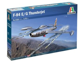 ITA1321 - Avion bombardier REPLUBLIC F-84 G Thunderjet à assembler et à peindre