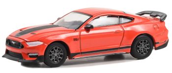 GREEN13340-E - FORD Mustang Mach 1 2021 rouge de la série THE STAMPEDE sous blister