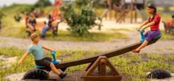 NOC13400 - Balançoire à bascule avec micro-mouvement - 5,6 x 4,5 x 5,5 cm