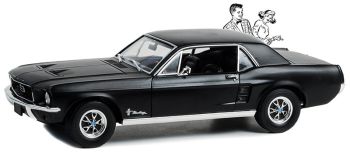GREEN13661 - FORD Mustang coupe 1968 He Country Special - Bill Goodro FORD/DENVER/COLORADO Noir