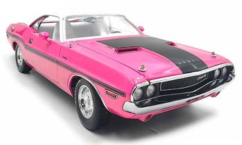 GREEN13699 - DODGE Challenger R/T HardTop 440 1970 Rose avec Intérieur blanc