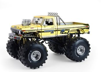 GREEN13715 - FORD F-250 1974 or Monster truck BIGFOOT #1 - 50e Anniversaire avec figurine Bob CHANDLER