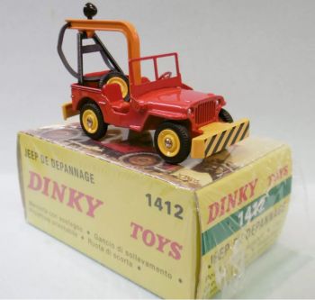 DIN1412 - JEEP de dépannage  rouge - Edition Atlas