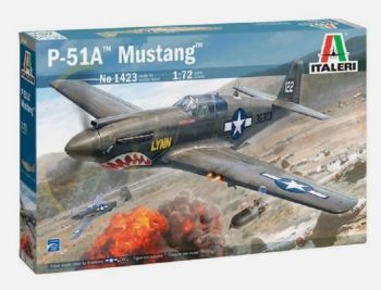 ITA1423 - Avion militaire MUSTANG P-51A à assembler et à peindre