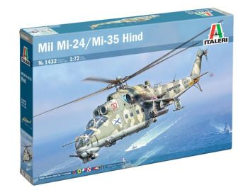 ITA1432 - Hélicoptère MIL Mi-24 / Mi-35 Hind à assembler et à peindre