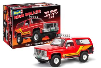 REV14577 - GMC Jimmy 4x4 1985 High Roller rouge à assembler et à peindre