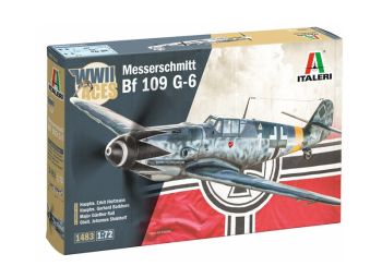 ITA1483 - Avion militaire MESSERSCHMITT BF 109 G-6 à assembler et à peindre