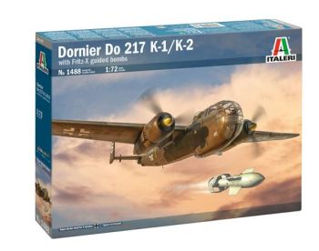 ITA1488 - Avion bombardier DORNIER Do 217 K-1/K-2 avec Fritz X à assembler et à peindre