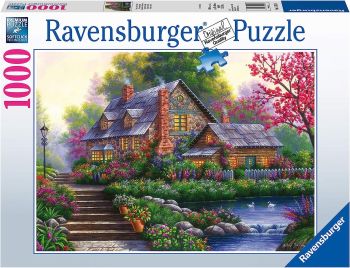 RAV15184 - Puzzle 1000 Pièces Cottage romantique