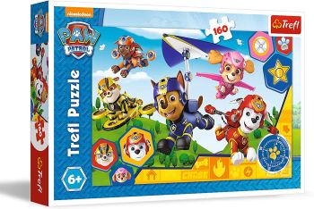 TRF15363 - Puzzle 160 Pièces PAT PATROUILLE – Toujours prêt pour aider