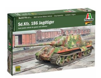 ITA15770 - Char JAGDTIGER Sd.Kfz 186 à assembler et à peindre
