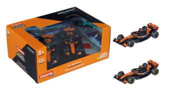 CARRERA15813035 - Pack de 2 McLAREN à friction - MCL36 #4 L.NORRIS / MCL39 #81 O.PIASTRI