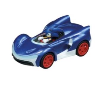 CARRERA15817074-A - Voiture à friction bleu SONIC The Hedgehog - Sonic