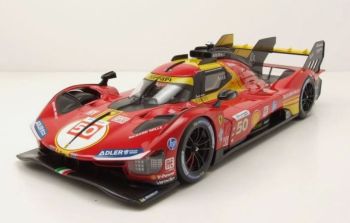 BUR16303-50 - FERRARI 499P Turbo V6 #50 Team Ferrari Champion des 24h du Mans 2024 A.FUOCO / M.MOLINA / N.NIELSEN