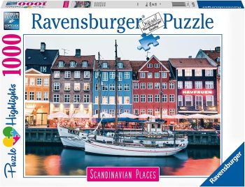 RAV167395 - Puzzle 1000 Pièces Copenhague au Danemark