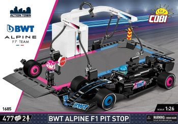 COB1685 - BWT ALPINE F1 - Pit Stop - 477 pièces