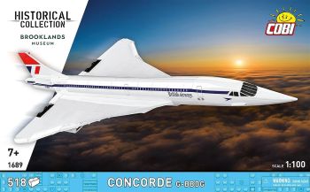 COB1689 - CONCORDE G-BBDG - 518 pièces