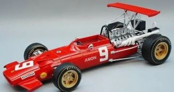 TM18-200D - FERRARI 312 F1 #9 GP d'Afrique du Sud 1969 C.AMON - Limité à 105ex.