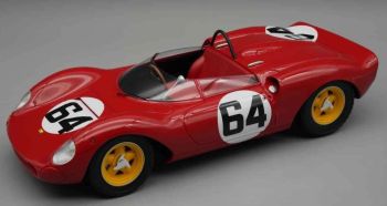 TM18-234E - FERRARI 206 #64 Gagnant du  Dino SP Freiburg - Schauinsland 1965 L.SCARFLOTTI