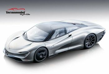 TM18-EX08C - McLAREN Speedtail Rallye Villa d'Este 2019 argent – Limitée à 49 ex.