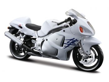 MST18-SUZ-GSX1300R - SUZUKI GSX 1300R Hayabusa Blanche