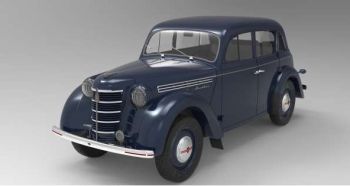 KKS180256 - MOSKWITSCH 400-420 1954 Bleu nuit