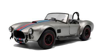 SOL1804913 - SHELBY Cobra 427 MKII Solido Works M Racing 1965 Argent