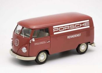 WEL18053TDA - VOLKSWAGEN T1 bus PORSCHE RENNDIENST rouge