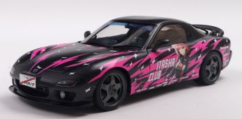 SOL1810605 - MAZDA RX7 FD3RS 1999 noir et rose - SOLIDO WORKS ITASHA CLUB