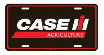 SIGN-1812 - Plaque métallique CASE IH noir – 30 x 15 cm