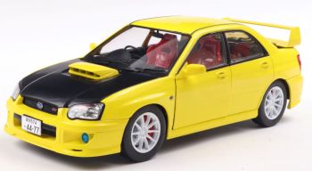SOL1812302 - SUBARU Impreza WRX STI - SOLIDO WORKS 2003 jaune