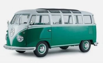 SOL1813403 - VOLKSWAGEN Type 1 Samba 1962 Vert et Blanc