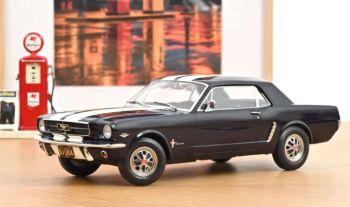 NOREV182805 - FORD Mustang Coupé 1966 Bleu Brume Nocturne métallique