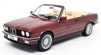 MOD18380 - BMW  325i E30 Cabriolet  1985 Rouge foncé métallique