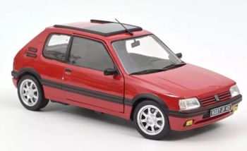 NOREV184848 - PEUGEOT 205 GTi 1.9 PTS Rims 1991 Rouge